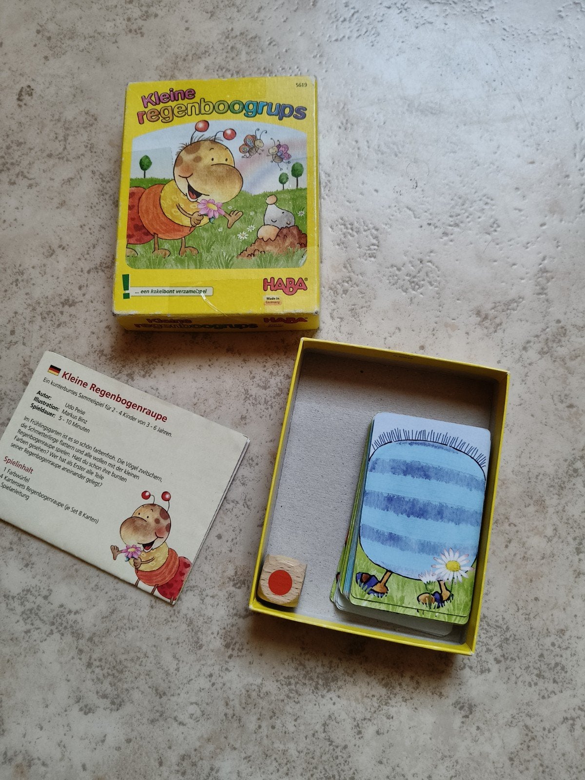 petit jeu de chenilles arc-en-ciel Haba, Hobby & Loisirs créatifs, Enlèvement