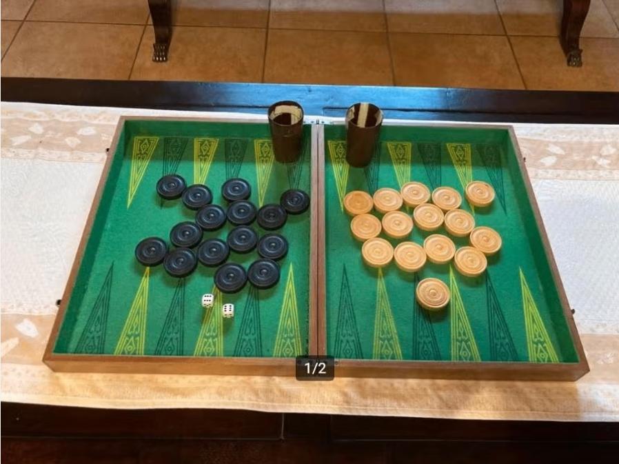 Jeu Ancien « Jacquet », Hobby & Loisirs créatifs, 1 ou 2 joueurs, Enlèvement, Utilisé