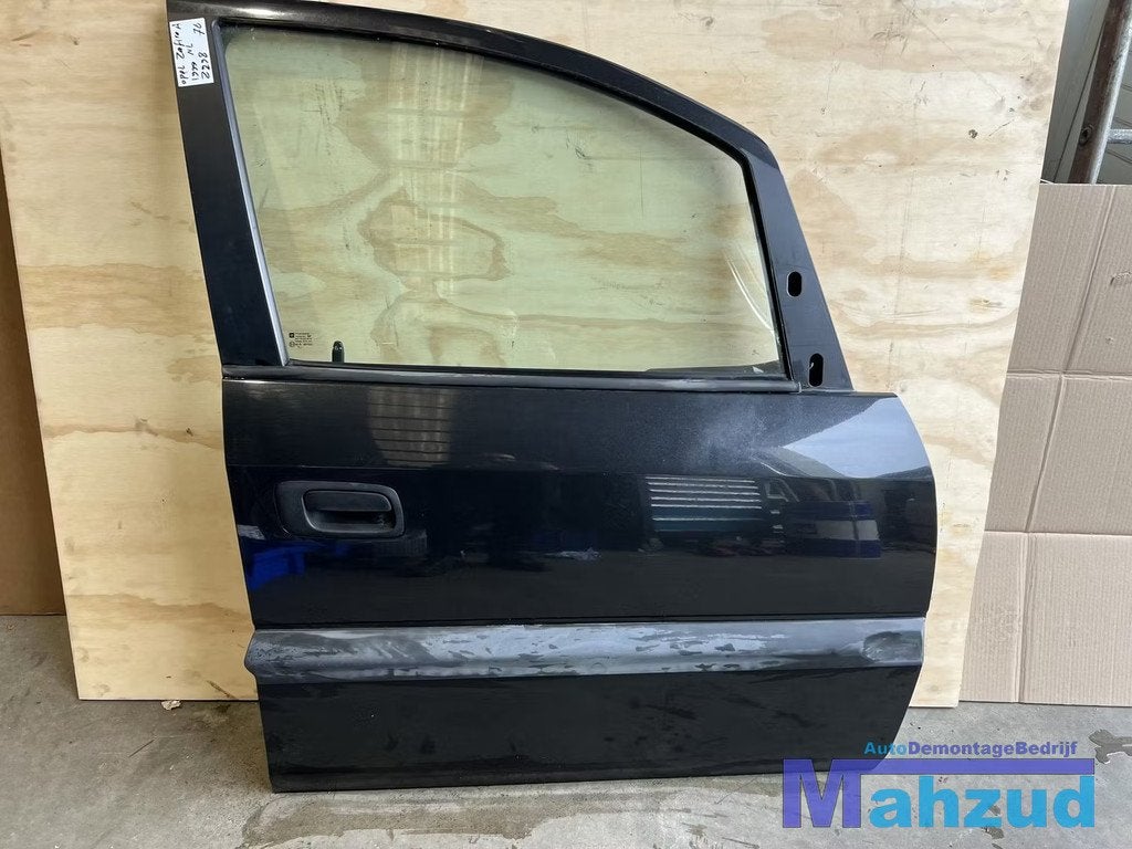 OPEL ZAFIRA A Zwart Z298 Rechts Voor deur portier 1998-2005, Gebruikt, Deur, Opel Automobile GmbH, Kontakt@opel-infoservice.de
