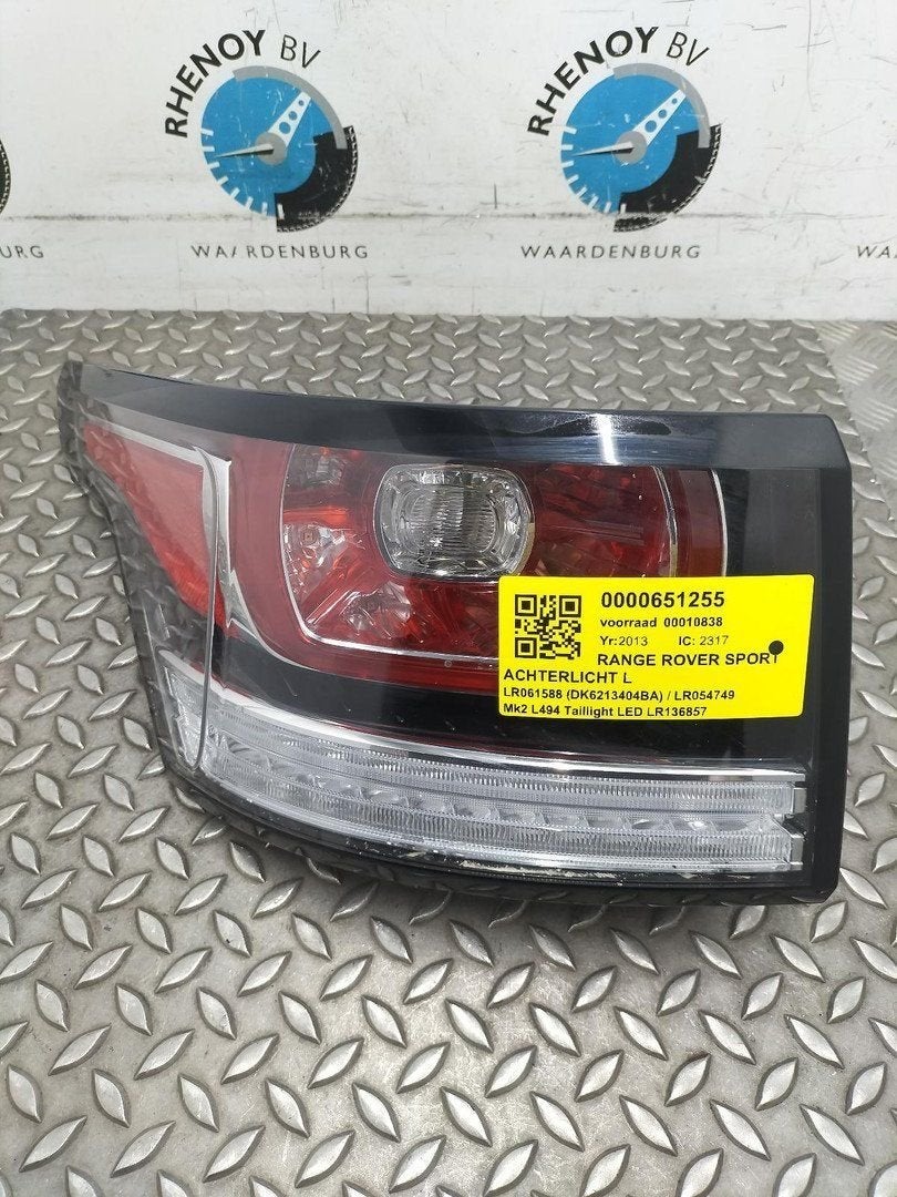 LANDROVER RANGE ROVER SPORT ACHTERLICHT L 2013, Enlèvement ou Envoi, Utilisé, Stiba membre