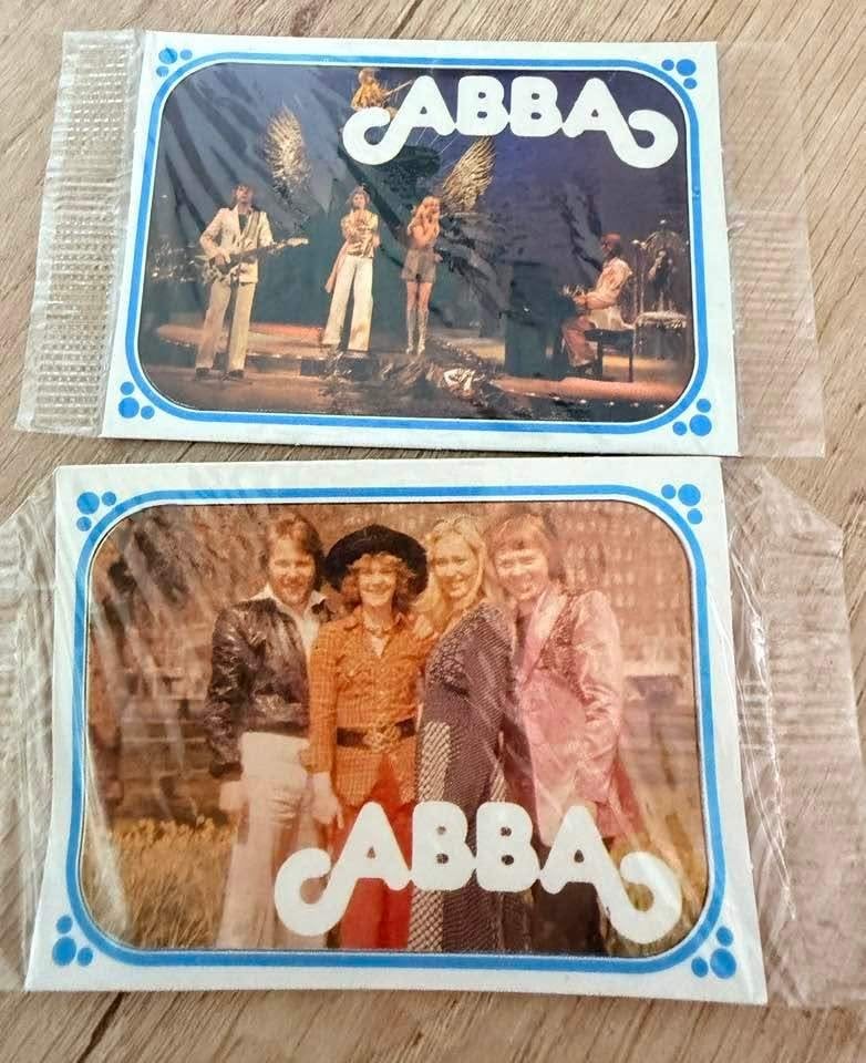 ABBA Kaartje Monty, Verzamelen, Ophalen of Verzenden, Zo goed als nieuw, Foto of Kaart