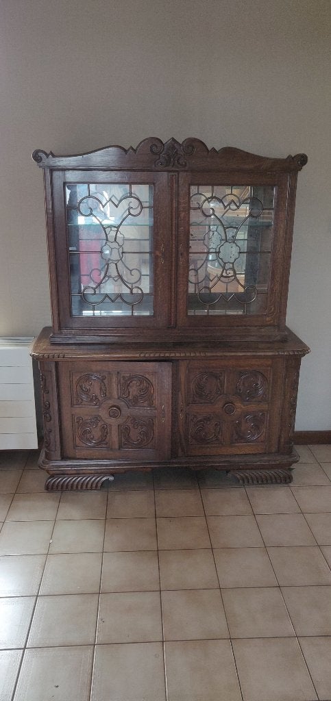 meuble ancien vitrine, Enlèvement, Chêne