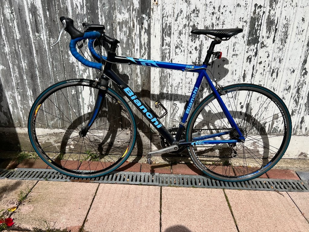 Bianchi SL3 Reparto Corse, Fietsen en Brommers, Gebruikt, Velgrem, Versnellingen, 53 tot 57 cm