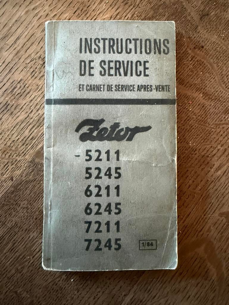 Zetor service-instructieboek, Ophalen of Verzenden