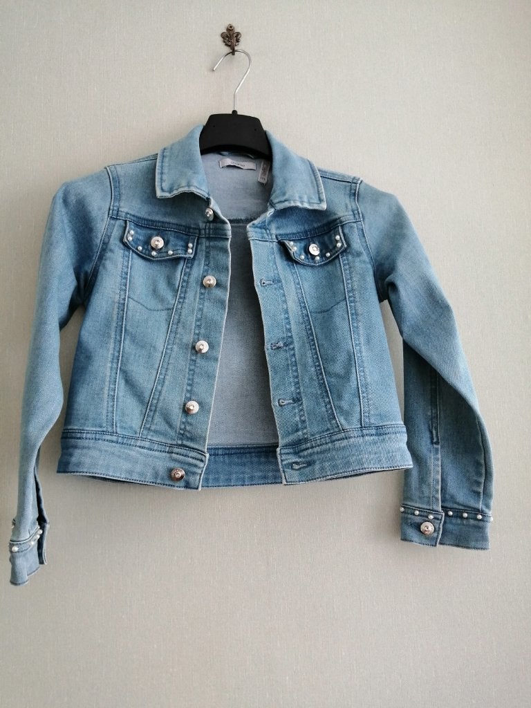 magnifique gilet en jean Charlie taille 8 ans, Enlèvement ou Envoi, Comme neuf, Charlie & friends, Fille