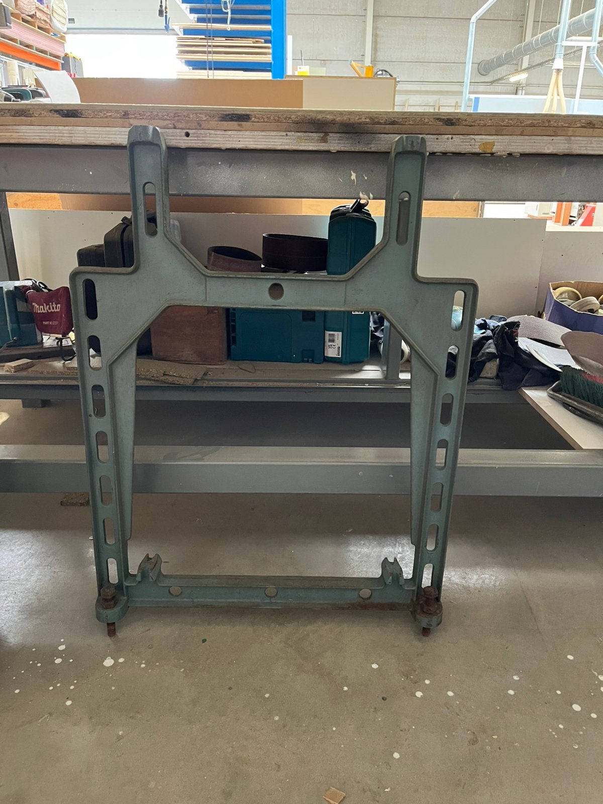 Pieds d'établi en bois, Bricolage & Construction, Enlèvement, Comme neuf
