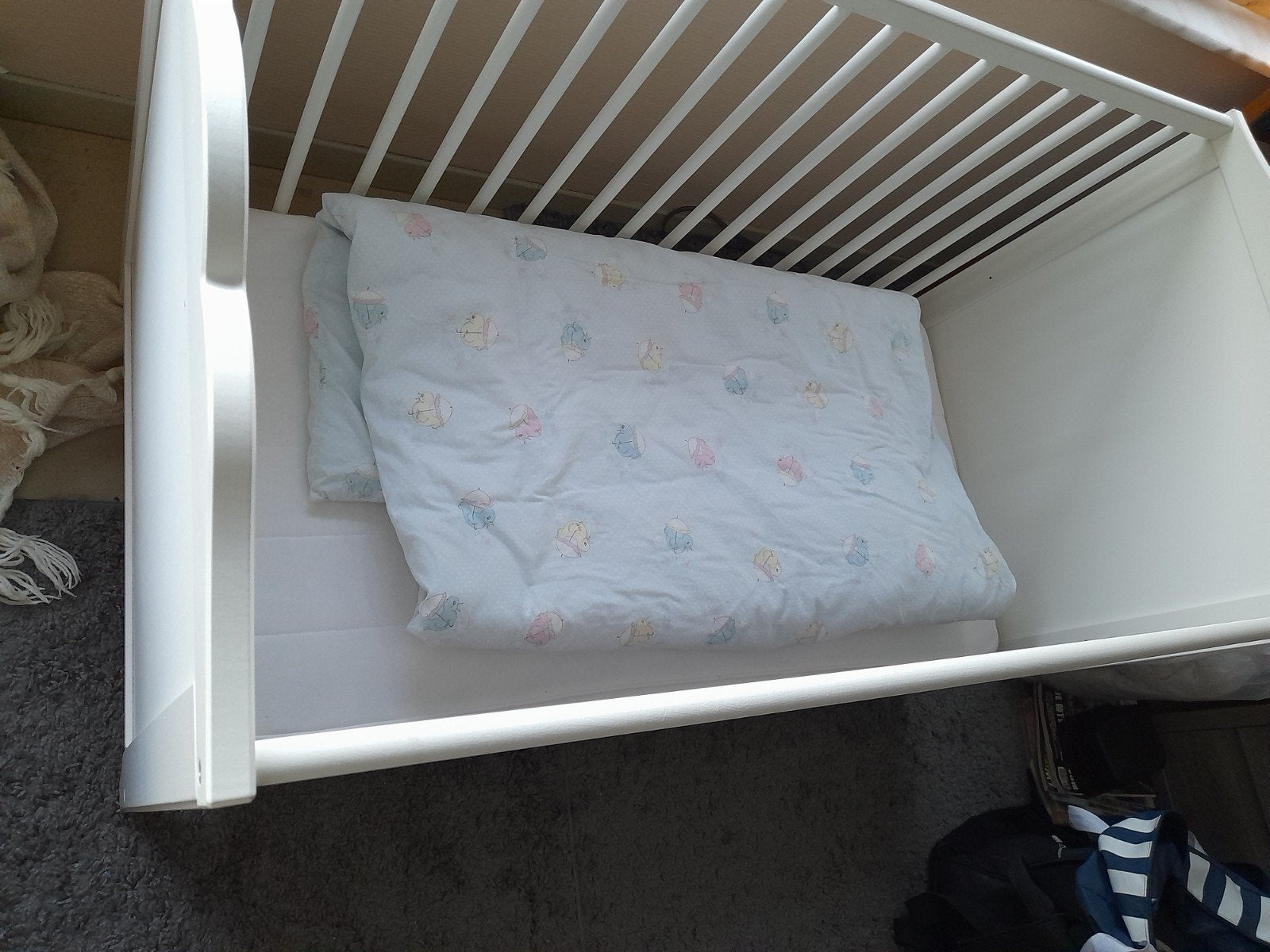 Babybed 120/70, Ophalen