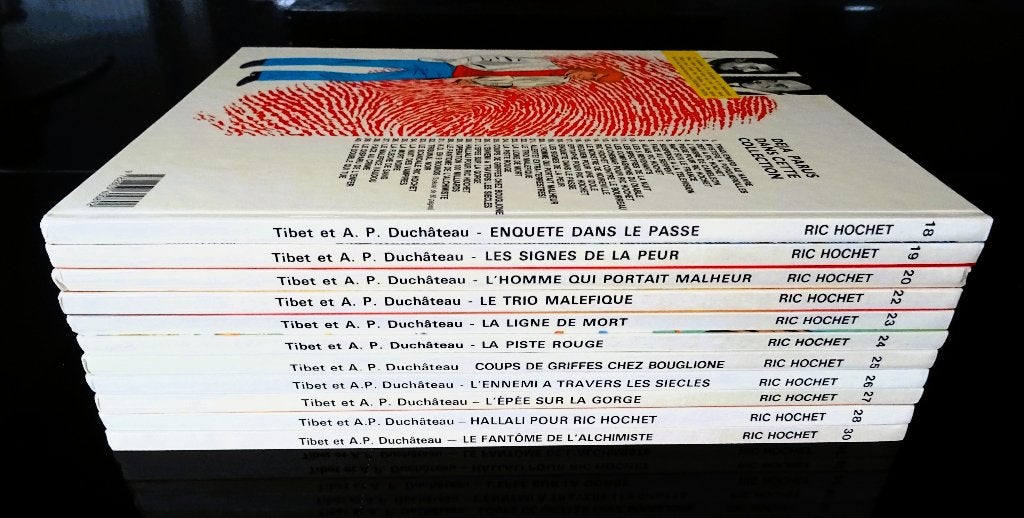 Ric Hochet - 18/19/20/22/23/24/25/26/27/28/30, Enlèvement ou Envoi