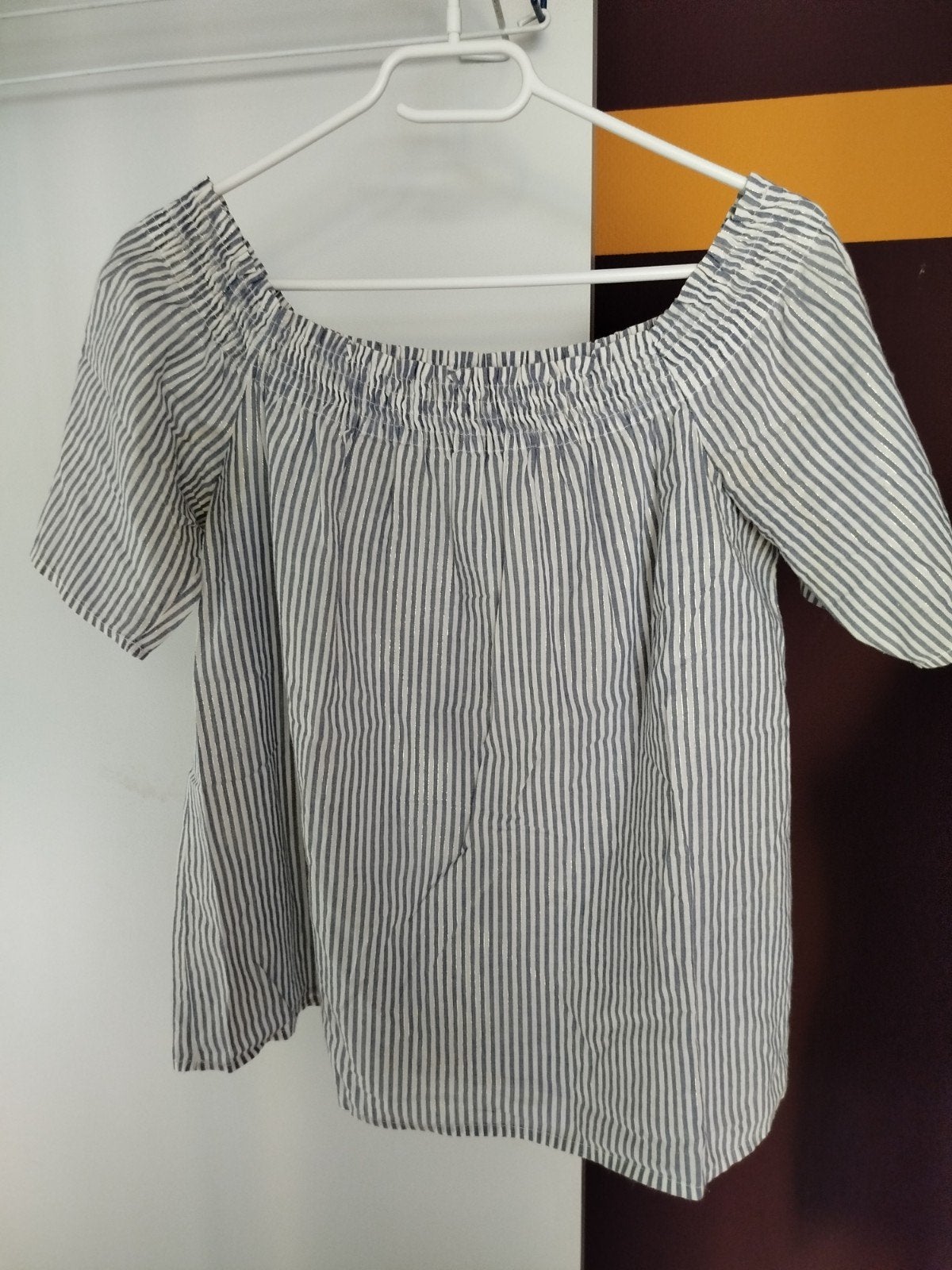 Luchtig bloesje met gouddraad, merk Only Studio, maat 36, Kleding | Dames, Ophalen of Verzenden, Maat 36 (S)