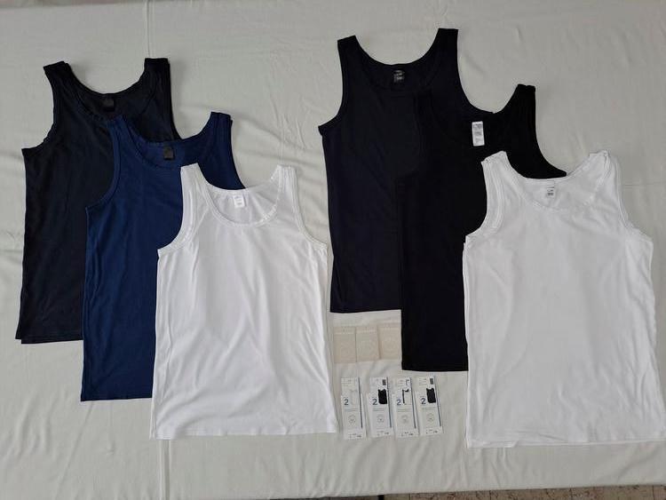 Schiesser twaalf onderhemdjes maat 164, Kinderen en Baby's, Kinderkleding | Maat 164, Zo goed als nieuw, Jongen, Nacht- of Onderkleding
