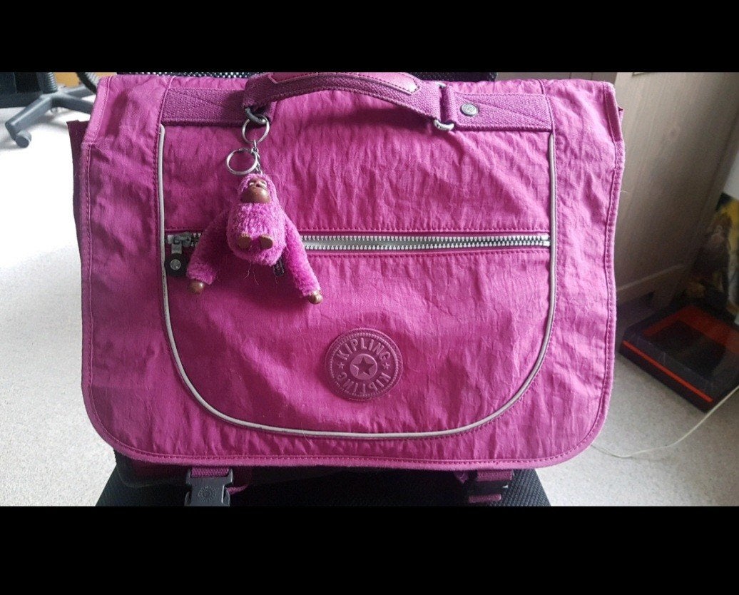 cartable Kipling fushia, Enlèvement, Rose