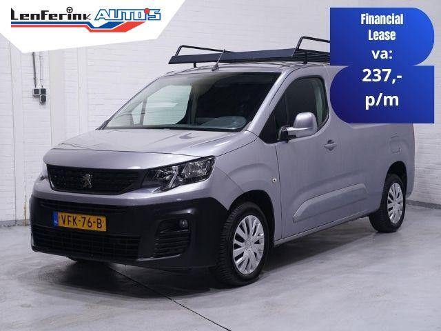 Peugeot Partner 1.5 BlueHDI 130 pk L2 Premium Navi, Imperiaa, Auto's, Bestelwagens en Lichte vracht, Bedrijf, 117 g/km, Zilver of Grijs