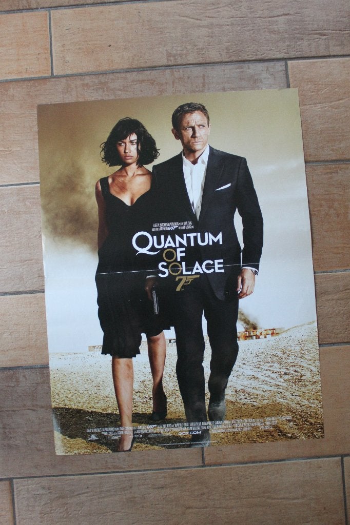 filmaffiche James Bond Quantum Of Solace filmposter, Verzamelen, Rechthoekig Staand, Ophalen of Verzenden, Zo goed als nieuw, A1 t/m A3