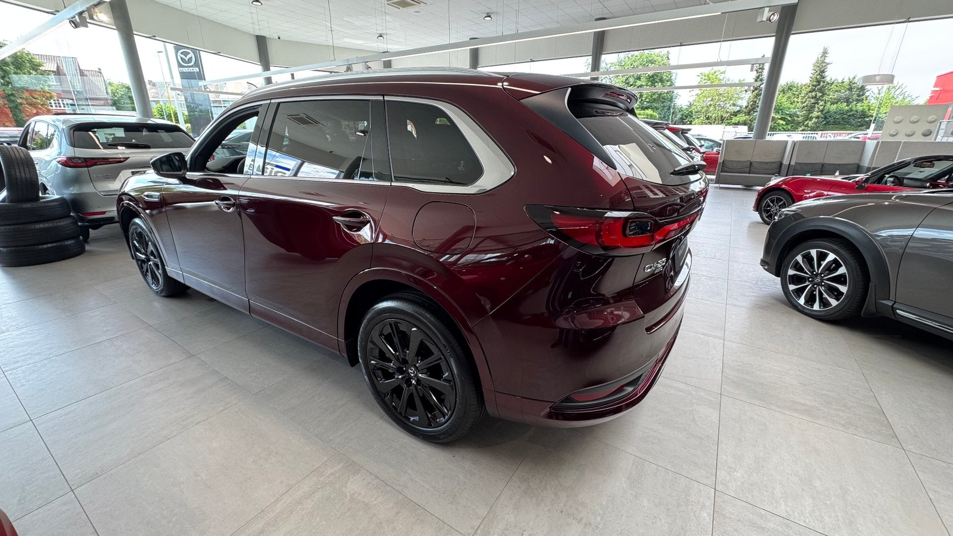 Mazda CX-80 e-SKYACTIV PHEV i-ACTIV AWD 8AT Homura Plus, Autos, Cuir, Achat, Euro 6, Entreprise
