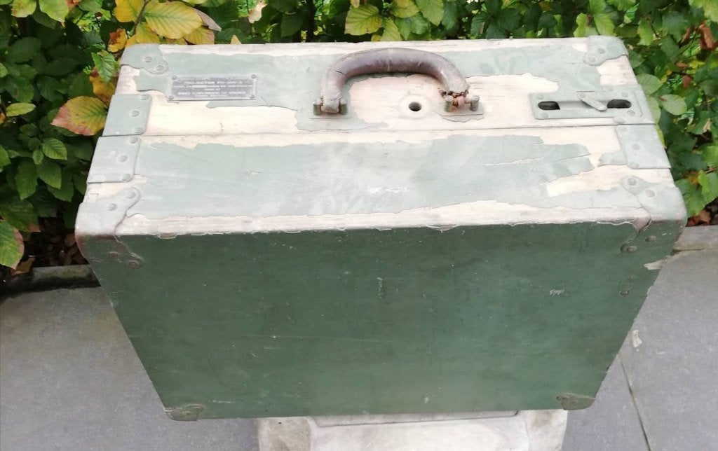 caisse pour projecteur US, daté 1943, Collections, Objets militaires | Seconde Guerre mondiale, Enlèvement ou Envoi, Armée de terre