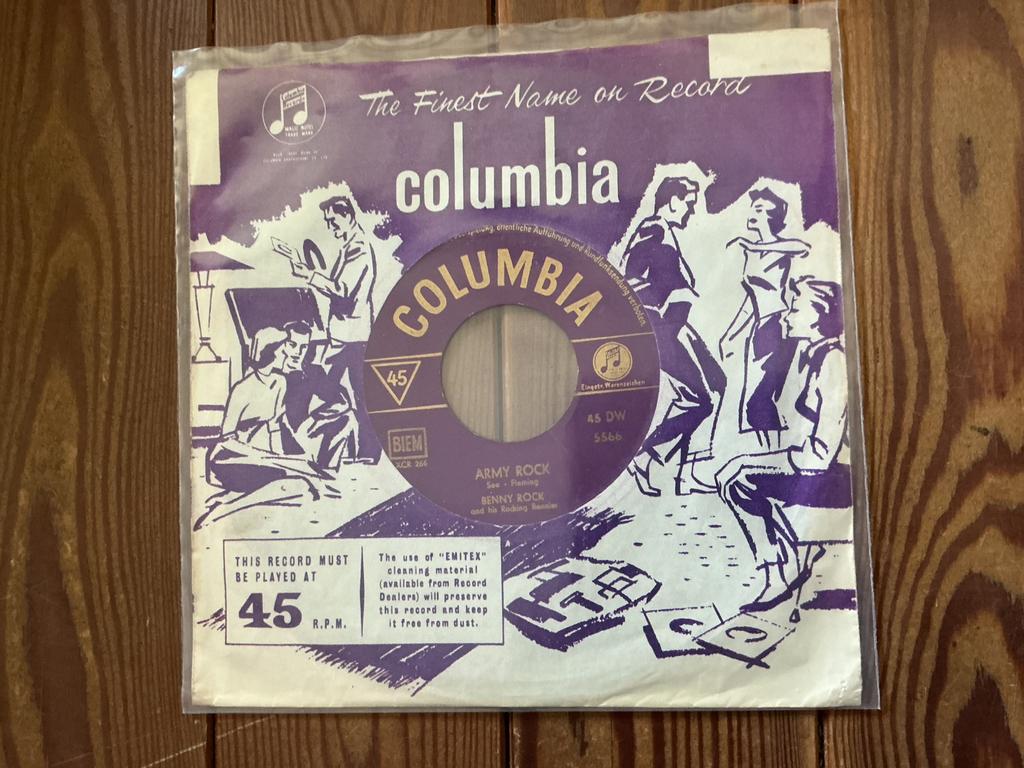 7” Benny Rock and his rockin Bennies - army rock, Ophalen of Verzenden, Gebruikt