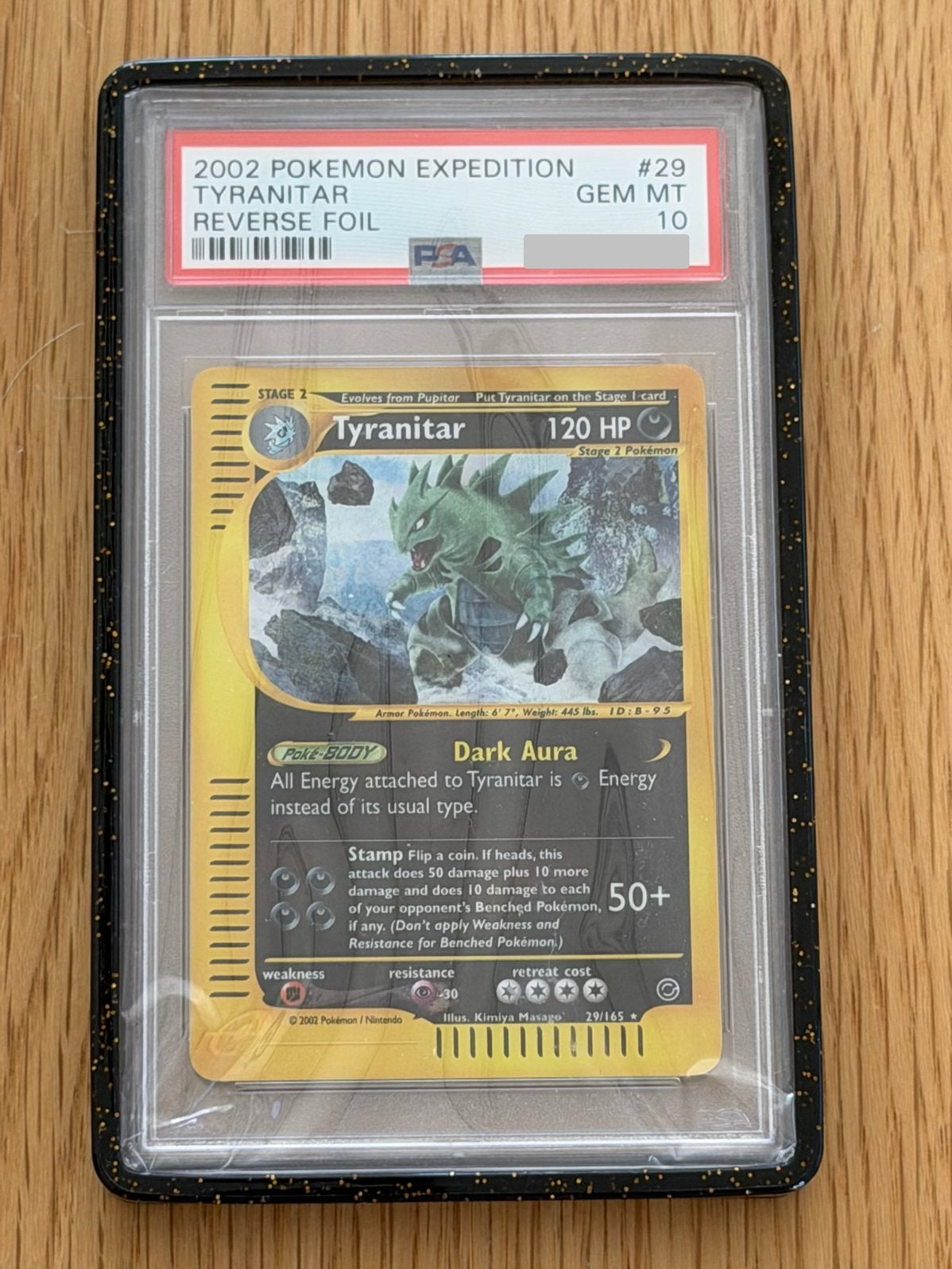 Tyranitar Expedition #29 PSA 10 (POP 58), Hobby en Vrije tijd, Verzamelkaartspellen | Magic the Gathering, Ophalen, Zo goed als nieuw