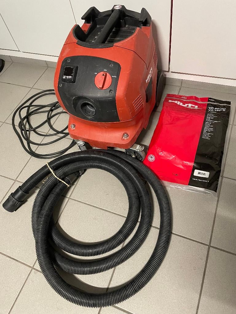 Hilti stofzuiger, Ophalen, Gebruikt