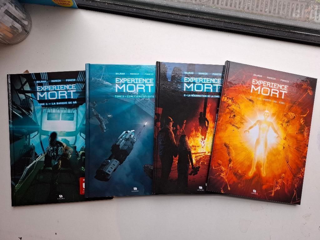 EXPERIENCE MORT TOMES 1 à 4 SERIE COMPLETE BAJRAM TOUS EO, Série complète ou Série, Enlèvement ou Envoi, Comme neuf