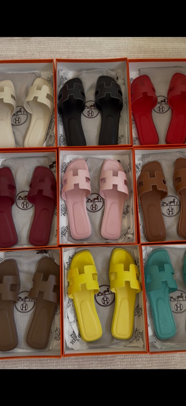 Claquettes Hermès Oran, Ophalen of Verzenden, Nieuw