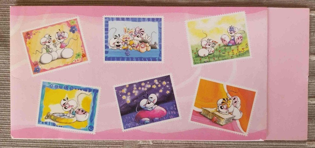 Diddl postzegels, Verzamelen, Ophalen of Verzenden, Diddl, Zo goed als nieuw, Papier, Kaart of Schrift