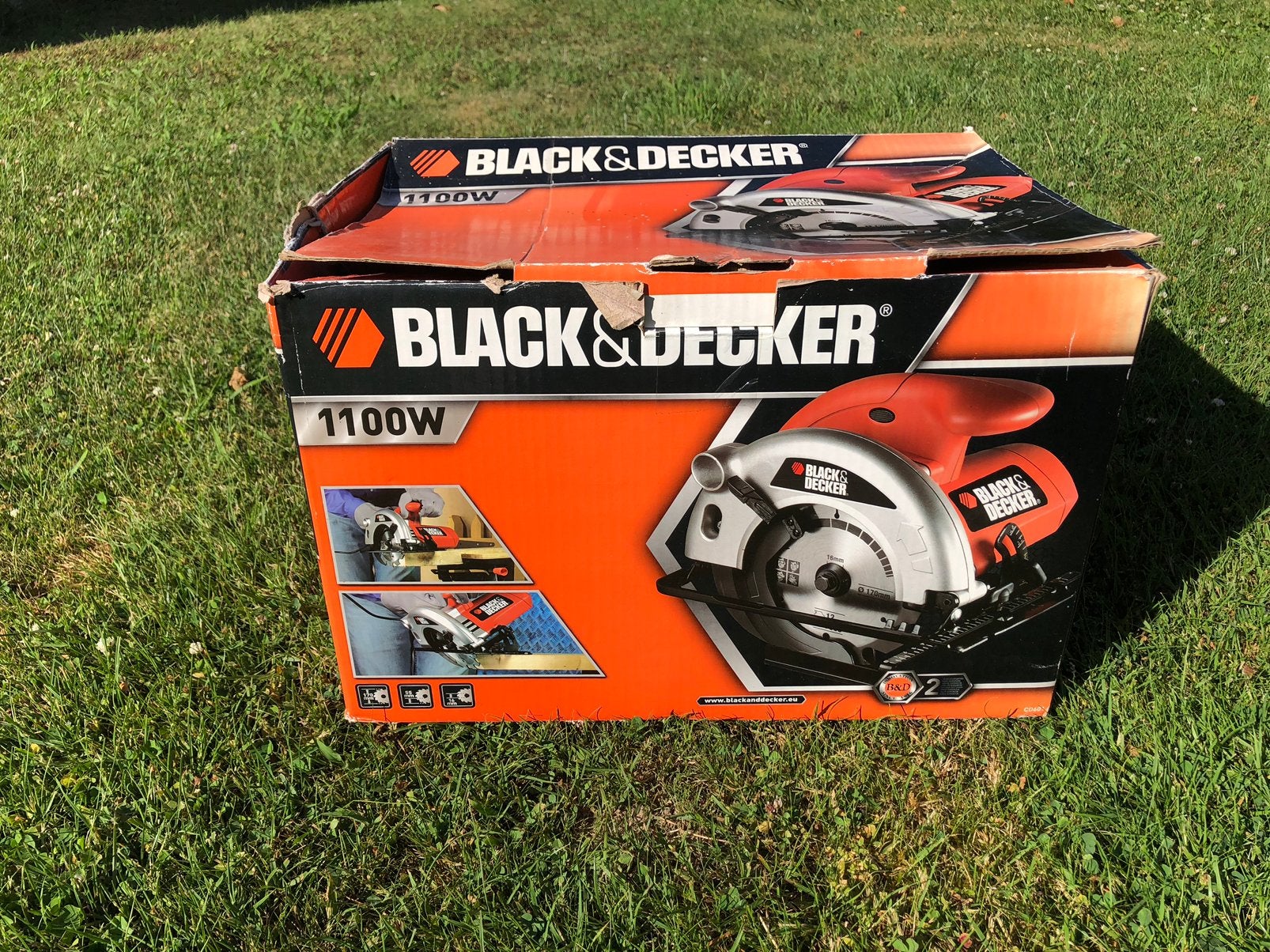 Cirkelzaag Black & Decker, Bricolage & Construction, Outillage | Scies mécaniques, 600 à 1200 watts, 30 à 70 mm, Enlèvement, Utilisé