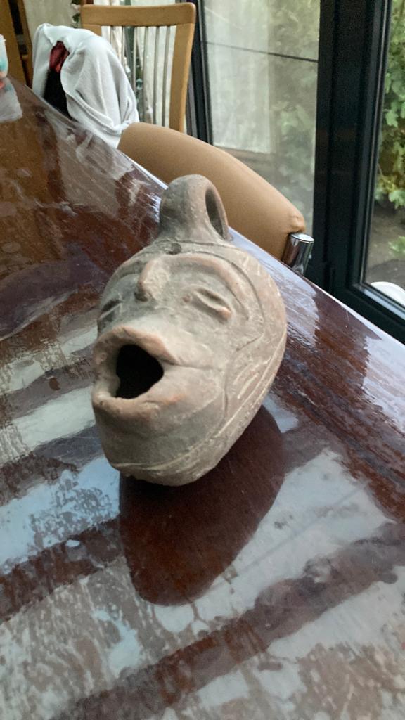 Antieke afrikaanse olielamp, Antiek en Kunst, Antiek | Keramiek en Aardewerk, Ophalen