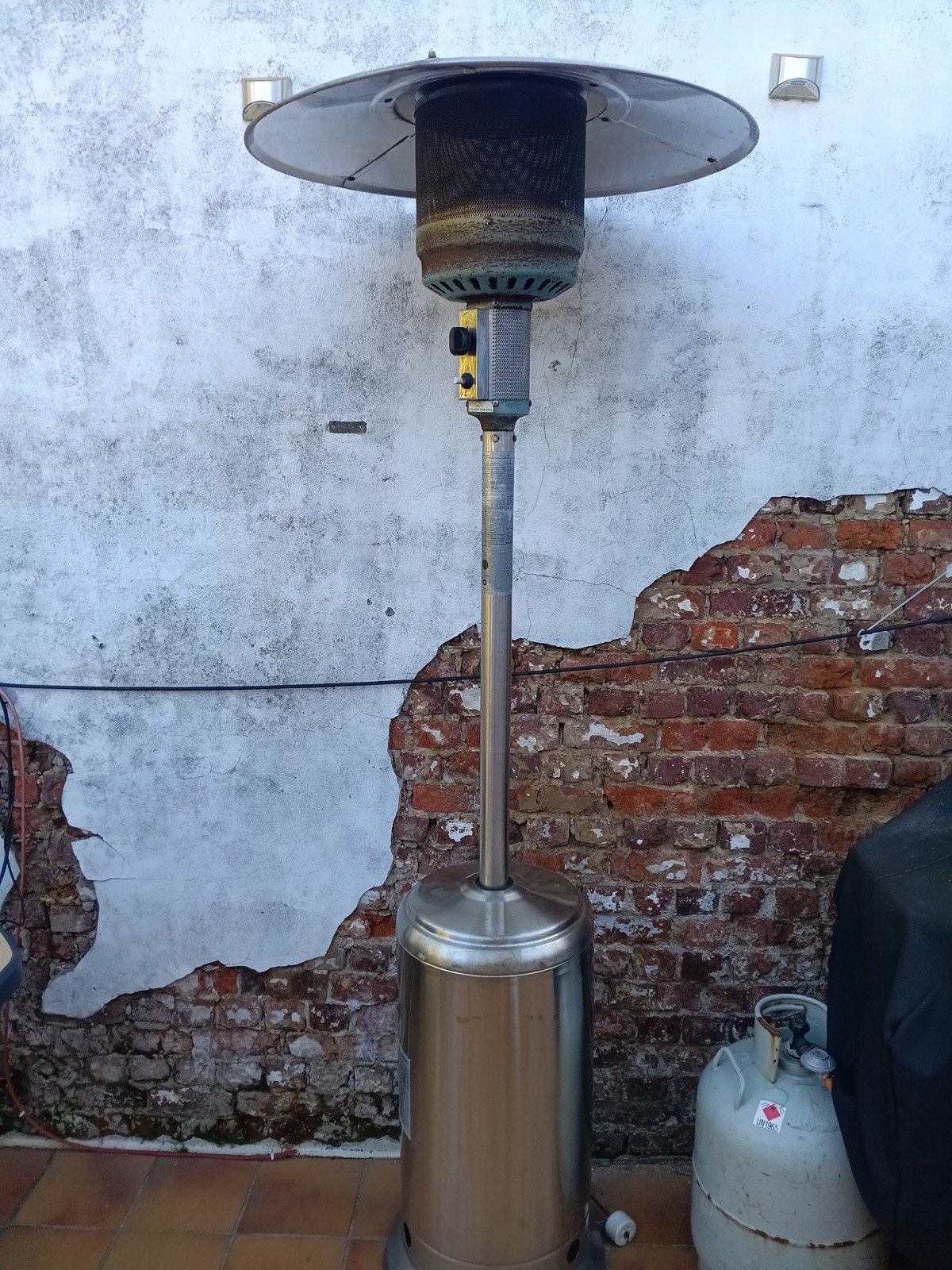 terrasverwarmer, Jardin & Terrasse, Chauffage de terrasse, Résistant à l'eau, Sol, Enlèvement, Utilisé