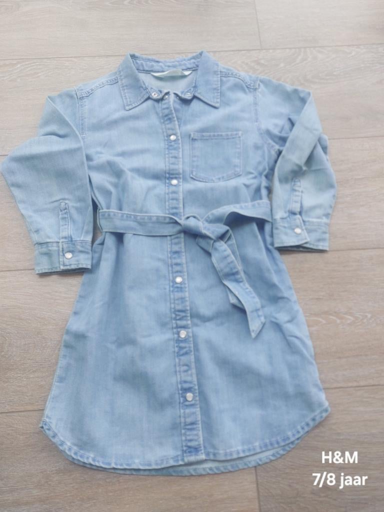 H&M jeanskleedje maat 7/8jaar, Meisje, H&M, Nieuw, Ophalen of Verzenden