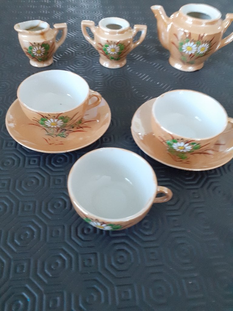 Service à café porcelaine miniature vintage, Enlèvement