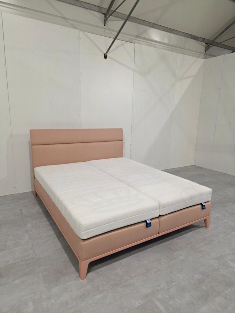 Showroom Auping Criade Boxspring 180x210 + Inizio Matrassen, Huis en Inrichting, Slaapkamer | Bedden, Ophalen of Verzenden