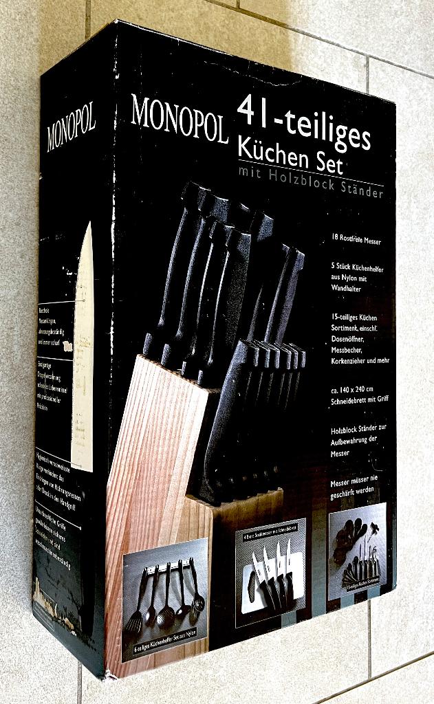 KEUKEN SET (Messen + Keukengerei) - 41 STUCKS!! // NIEUW, Ophalen of Verzenden, Nieuw, Inox of Chroom, Bestekset