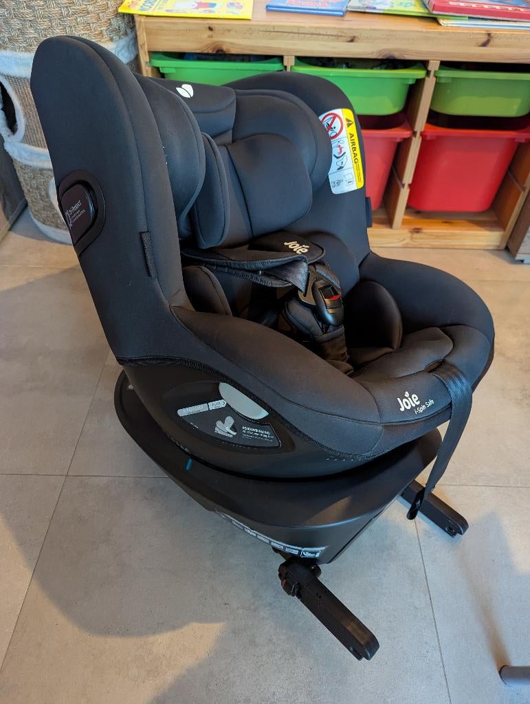 Autostoel Joie i-Spin Safe coal - Draaibaar en isofix, Verstelbare rugleuning, Gebruikt, 0 t/m 18 kg, Isofix