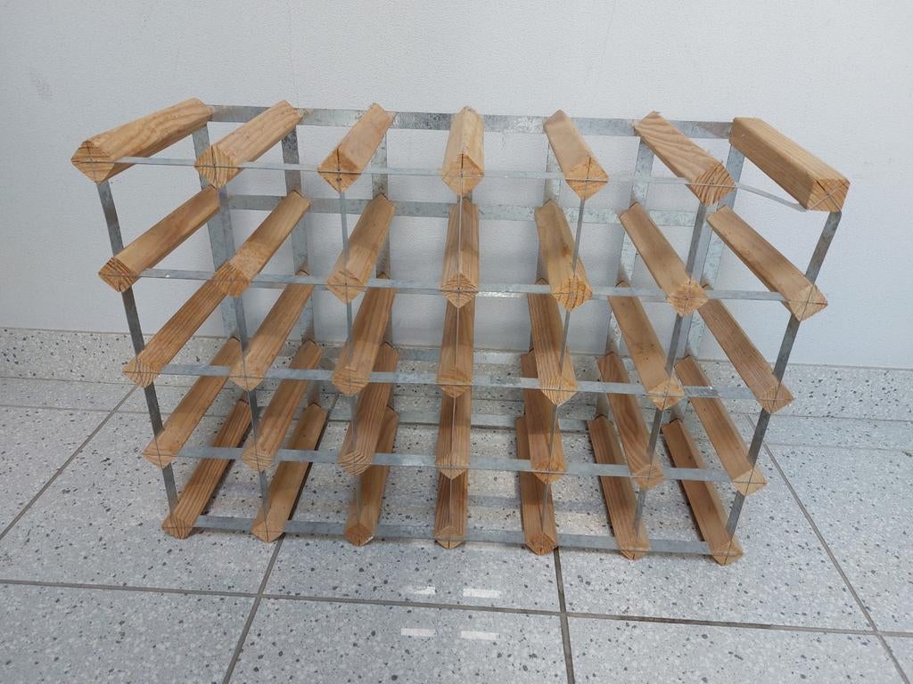 4 professionele wijnrekken vidaxl 2o € stuk.30 flessen, Ophalen, Zo goed als nieuw, 25 flessen of meer, Minder dan 50 cm