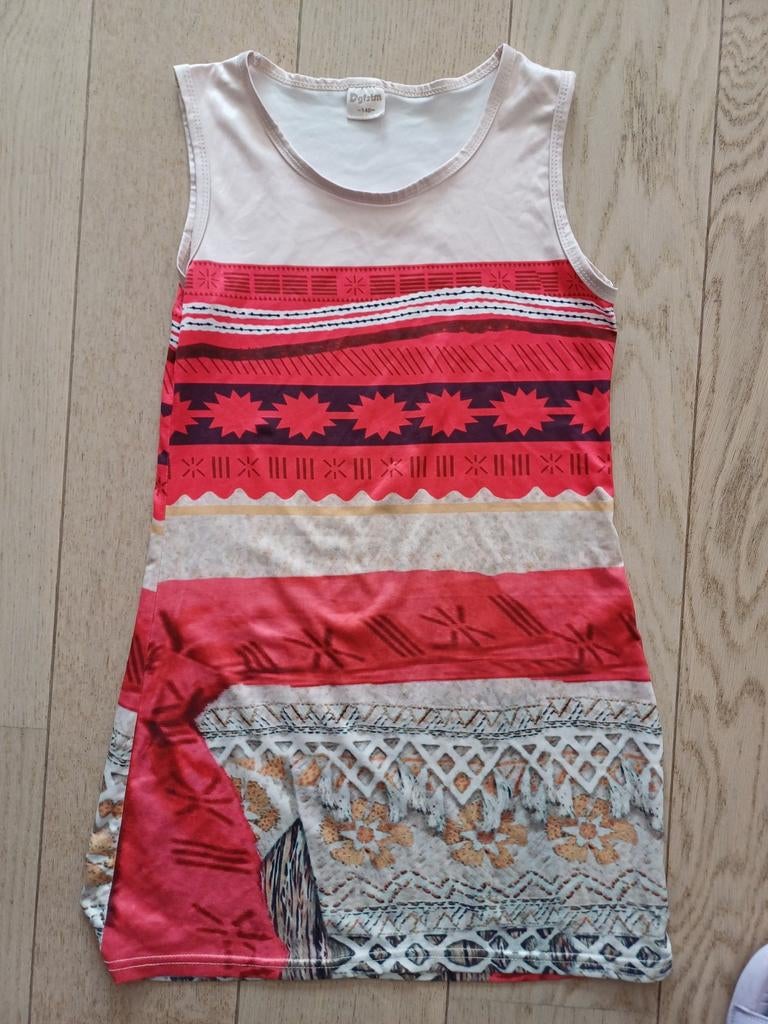 Kleedje in de stijl van Moana / Vaiana, Enlèvement ou Envoi, Utilisé, Fille, Robe ou Jupe
