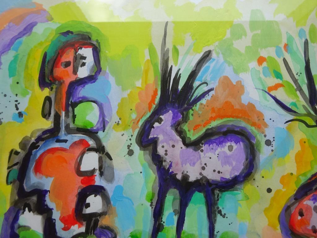 Lucas, GT, Cobra-figuren '23, 30 x 40 cm, Ophalen of Verzenden