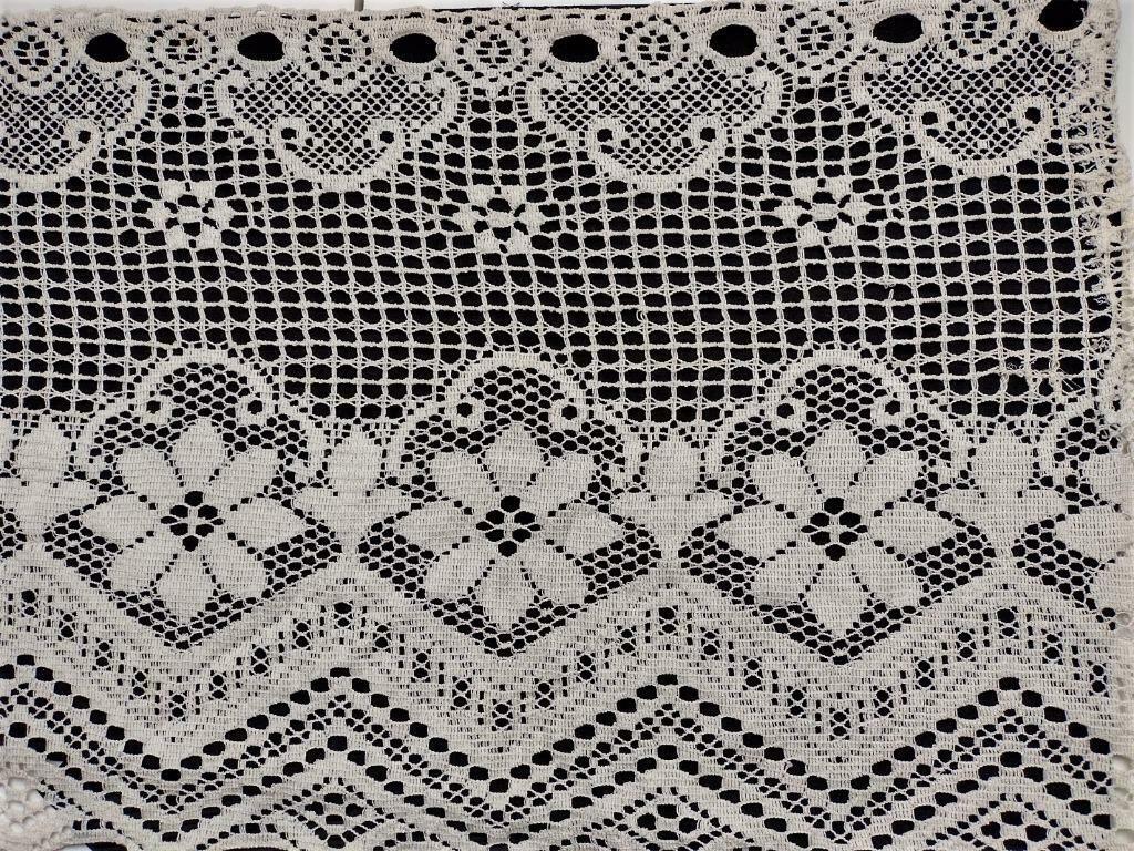 Rideaux brise-vue en crochet, écru: larg 97, 110, 164, 196, Enlèvement, Utilisé, Crème, Moins de 100 cm