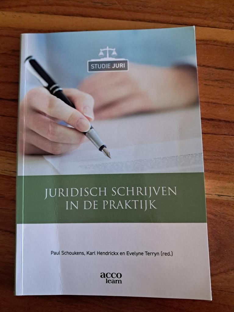Evelyne Terryn - Jurdisch schrijven in de praktijk, Ophalen of Verzenden, Zo goed als nieuw, Evelyne Terryn; Karl Hendrickx; Paul Schoukens