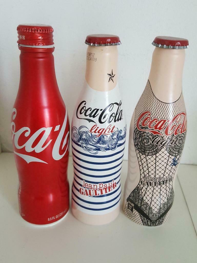3 bouteille coca-cola Jean-Paul Gauthier corset femme + t-sh, Collections, Enlèvement ou Envoi, Comme neuf, Autres types