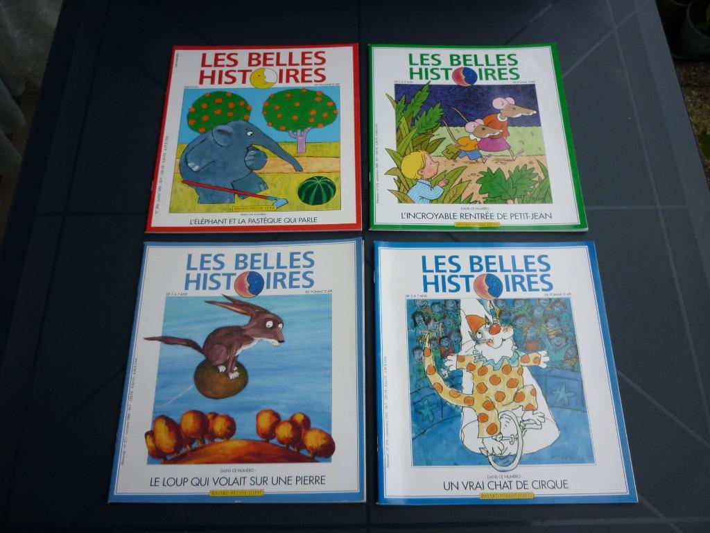 Lot de 10 livres enfant - Les Belles Histoires entre 1994/97, Ophalen of Verzenden, Gelezen