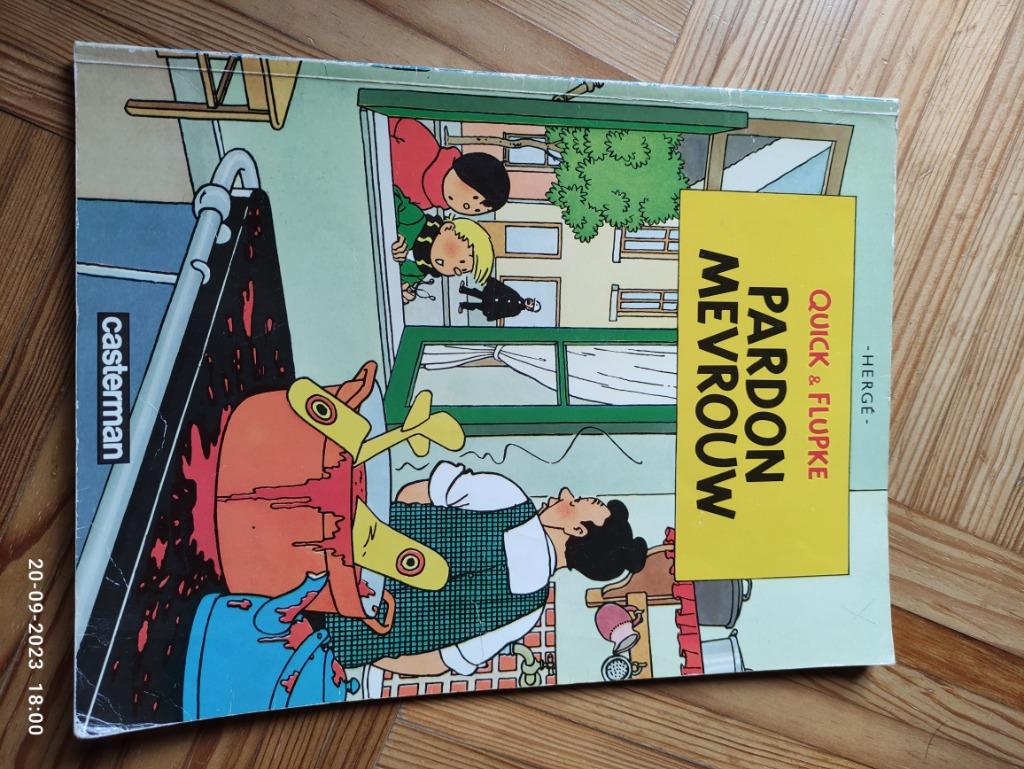 Quick & Flupke - Pardon mevrouw., Enlèvement ou Envoi, Une BD, Utilisé, Hergé
