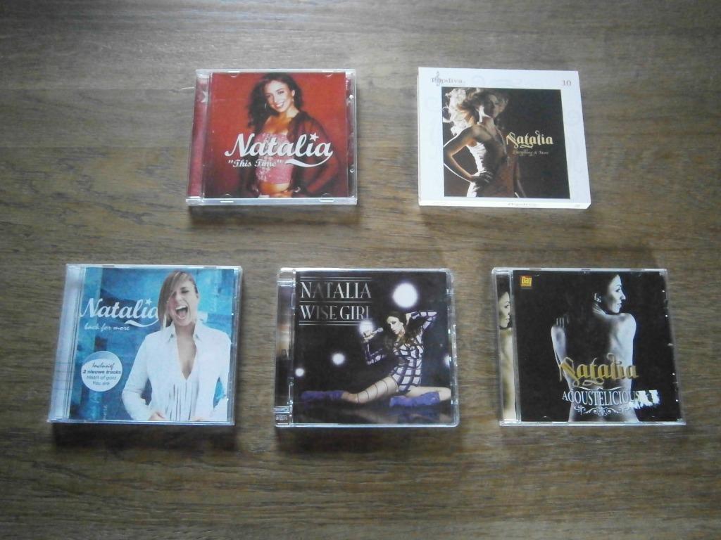 5 cd's + dvd  Natalia, Enlèvement ou Envoi, Comme neuf