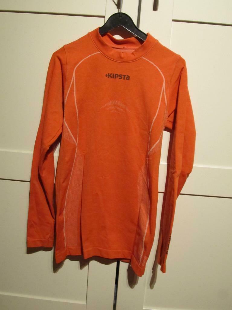 2 Ski-shirts Maat 152 Kipsta + Wed'ze, Autres marques, Enlèvement ou Envoi, Utilisé, Ski