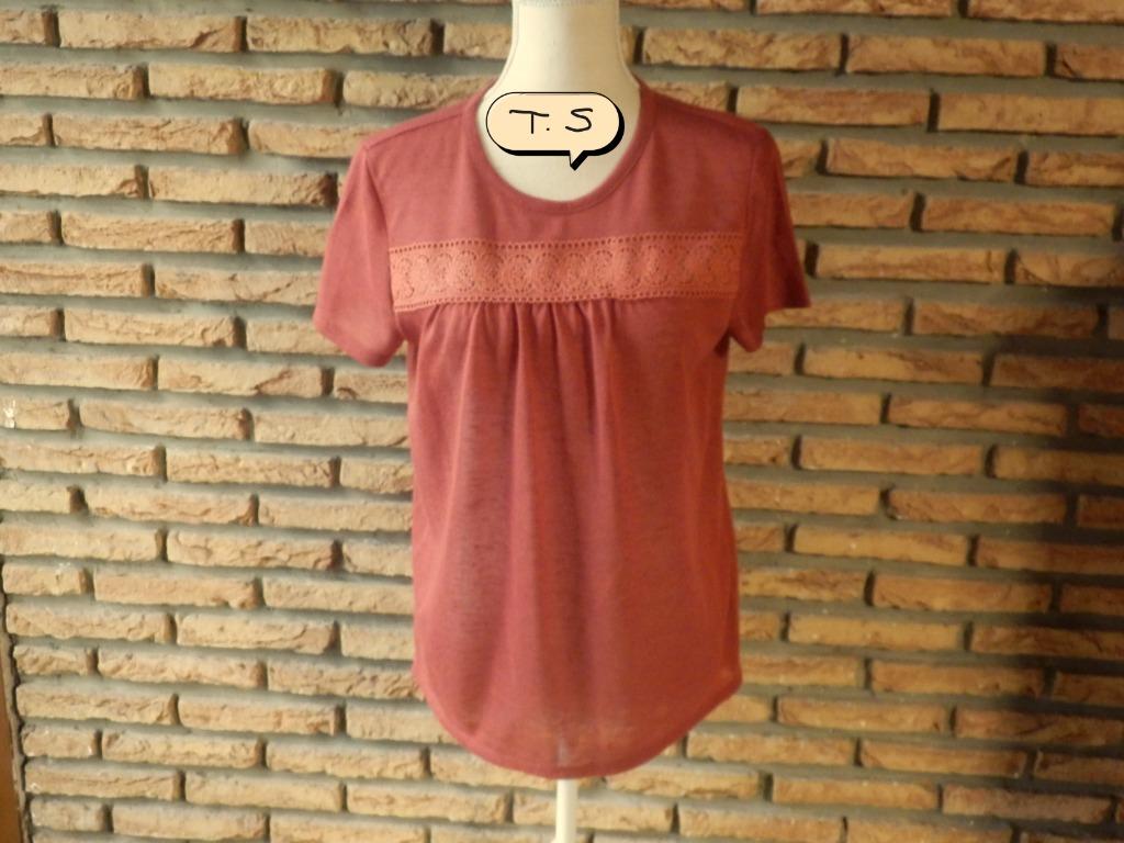 (182) - blouse femme t.S brune - gemo -, Kleding | Dames, Bruin, Gemo, Ophalen of Verzenden, Zo goed als nieuw