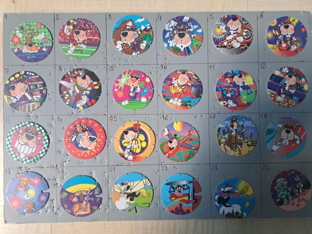 Flippo pog, flippos, skippies, petten, enz... bij de doos, Ophalen