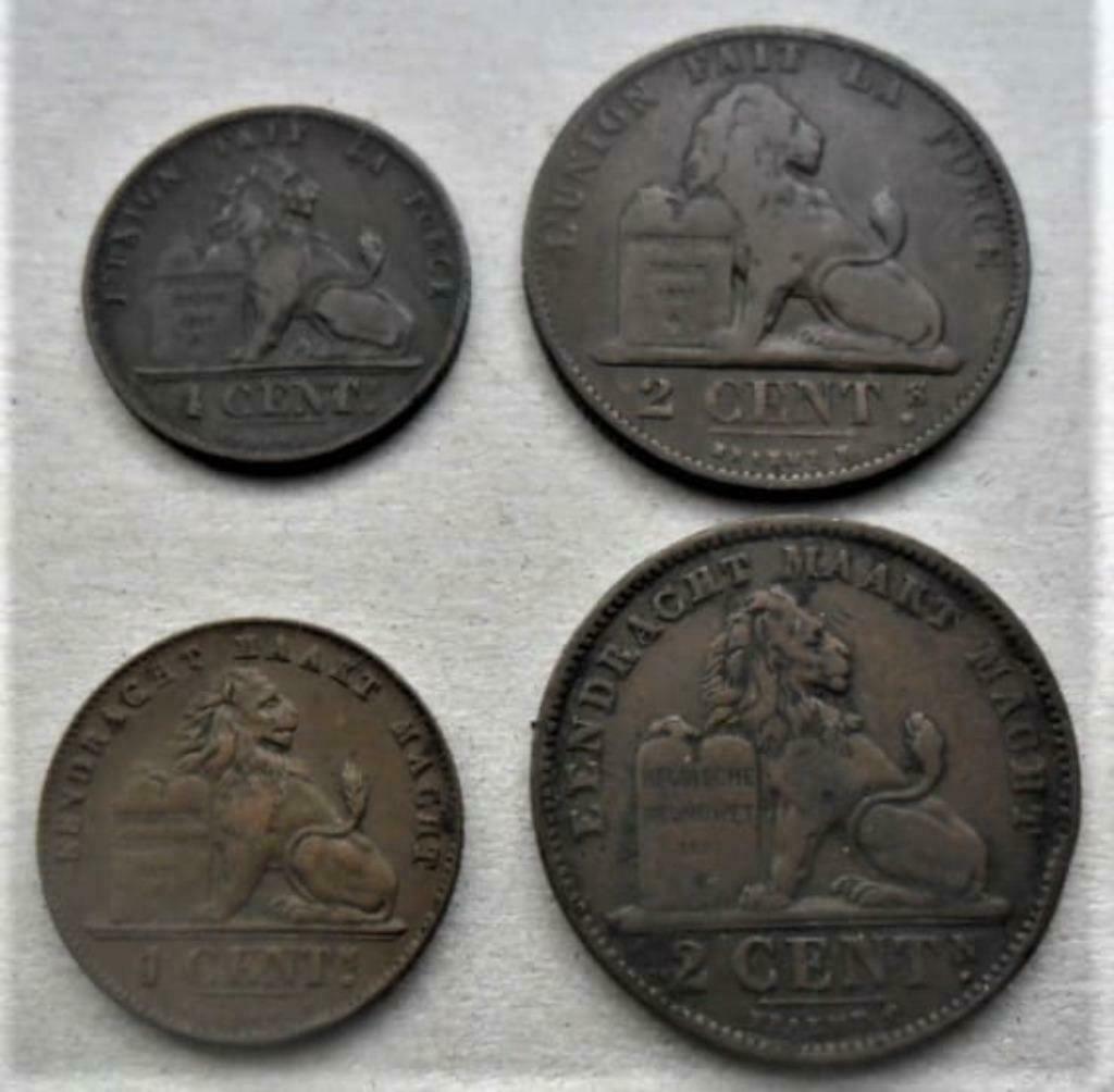 1 et 2 cents Belgique au choix voir liste prix, Envoi, Autre, Monnaie en vrac