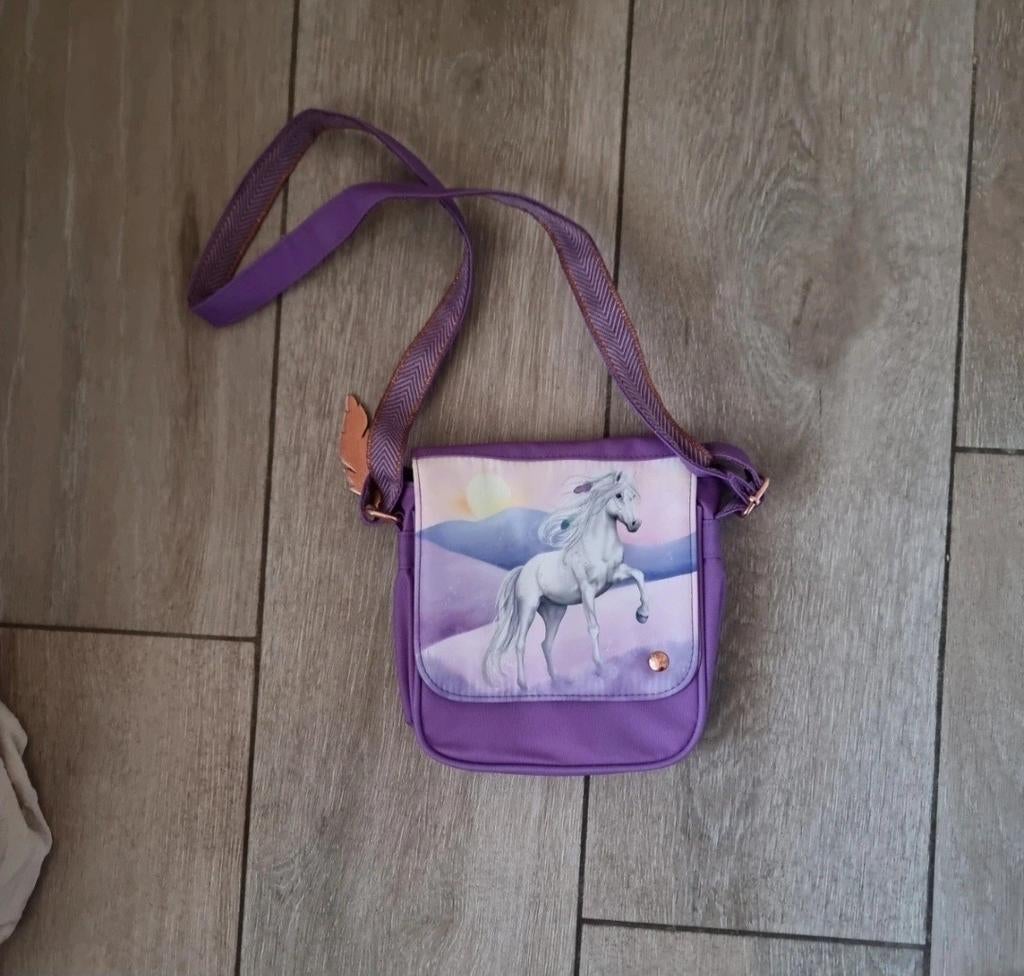 Handtas, Handtassen en Accessoires, Tassen | Damestassen, Ophalen of Verzenden, Nieuw, Paars, Schoudertasje