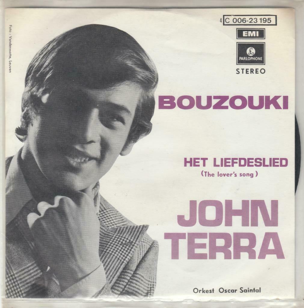 45T: John Terra: Bouzouki, Ophalen of Verzenden, Overige formaten