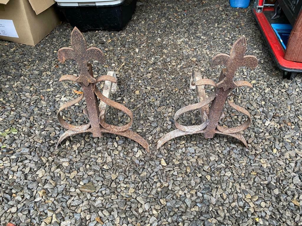 chenets et grilles cheminée, Enlèvement ou Envoi, Utilisé, Cheminée au bois