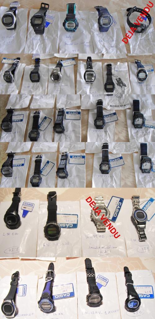 Montres CASIO vintage souvent rares NEUVES, avec manuel, Ophalen of Verzenden, Nieuw